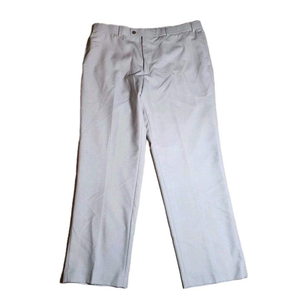 NWT MADE By Cam Newton Men's Gray Flat Front Golf Dress Summer Pants 38×30